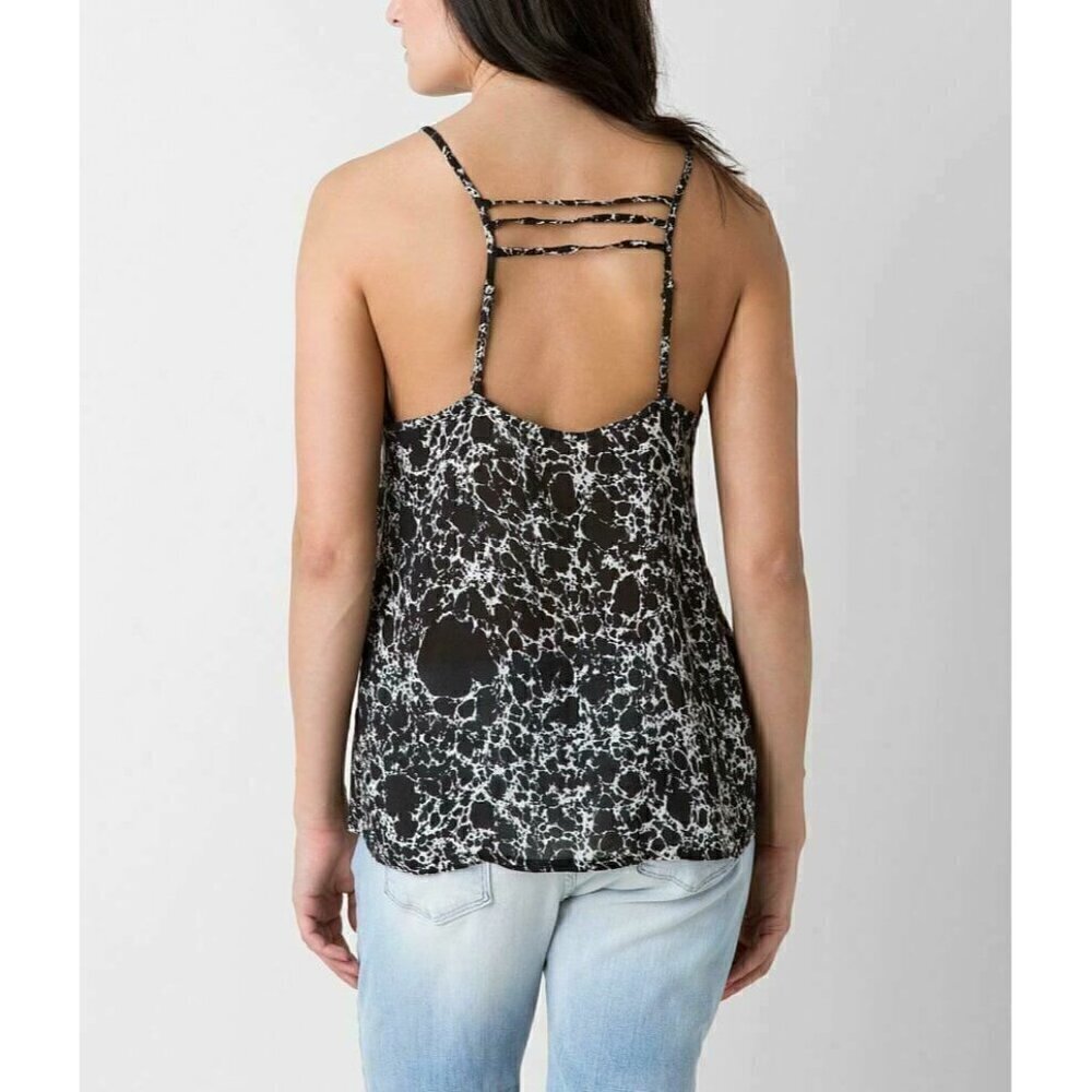 RVCA Women's Cut out Net Younger Days Strappy Tank Top Size Small - Picture 4 of 11